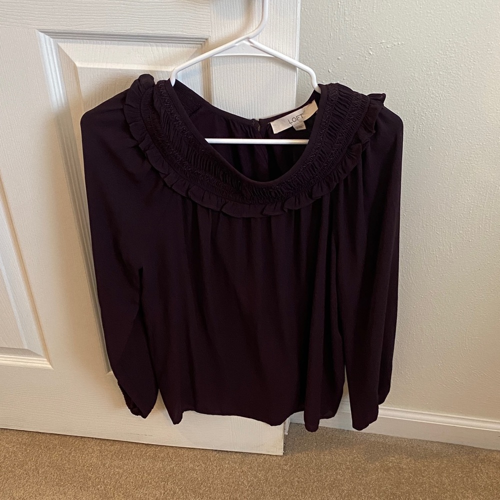 LOFT Women's Smocked Blouse